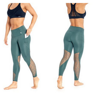 Marika Pants - Marika Tummy Control Green Sequin Leggings Medium Marika Pants - Marika Tummy Control Green Sequin Leggings Medium